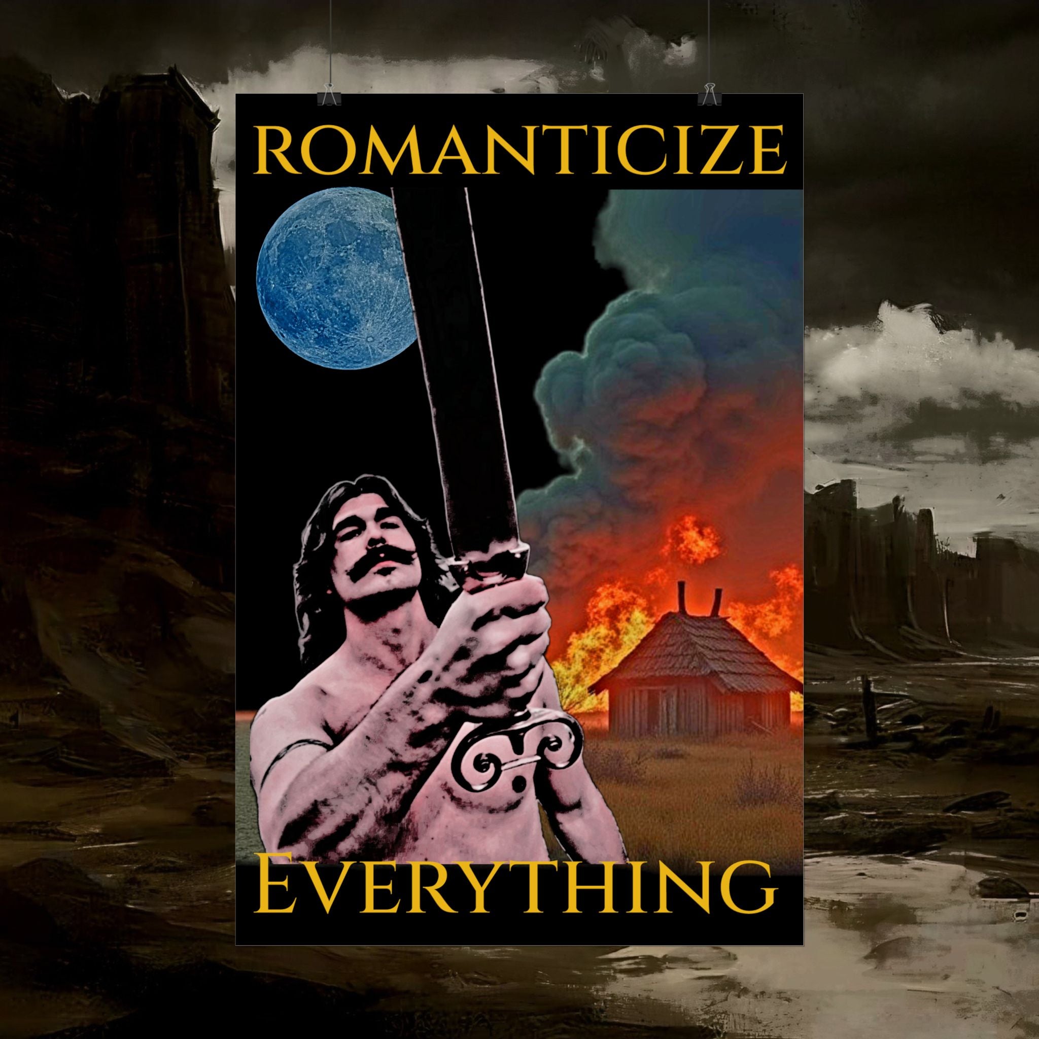The Barbarian's Mirror Early Medieval Ancient Rolled Posters