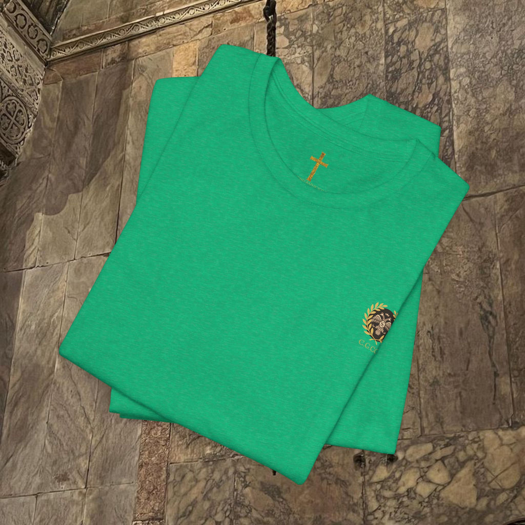 The Kings Fate Byzantine Inspired Cotton Graphic T-shirt Back version