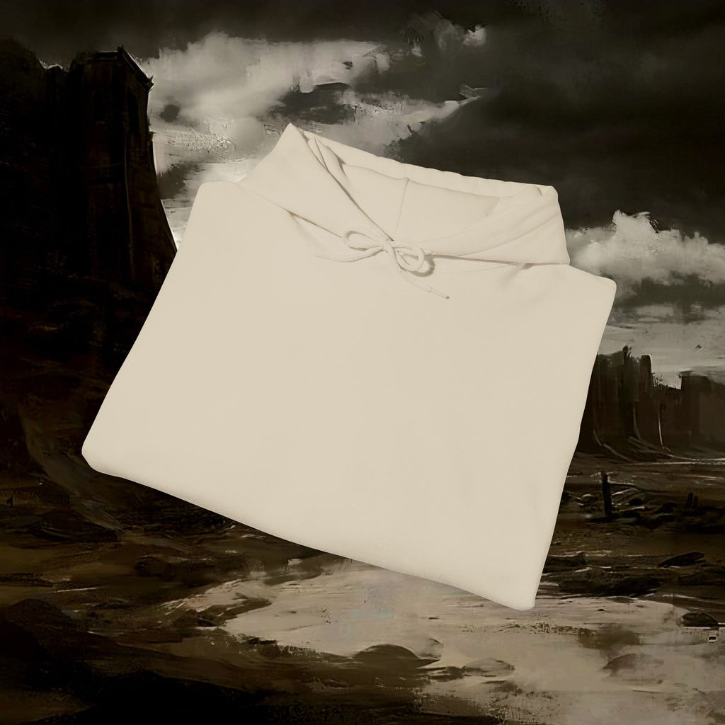 The Barbarian's Fate Medieval Dark Fantasy Inspired Graphic Hoodie back version