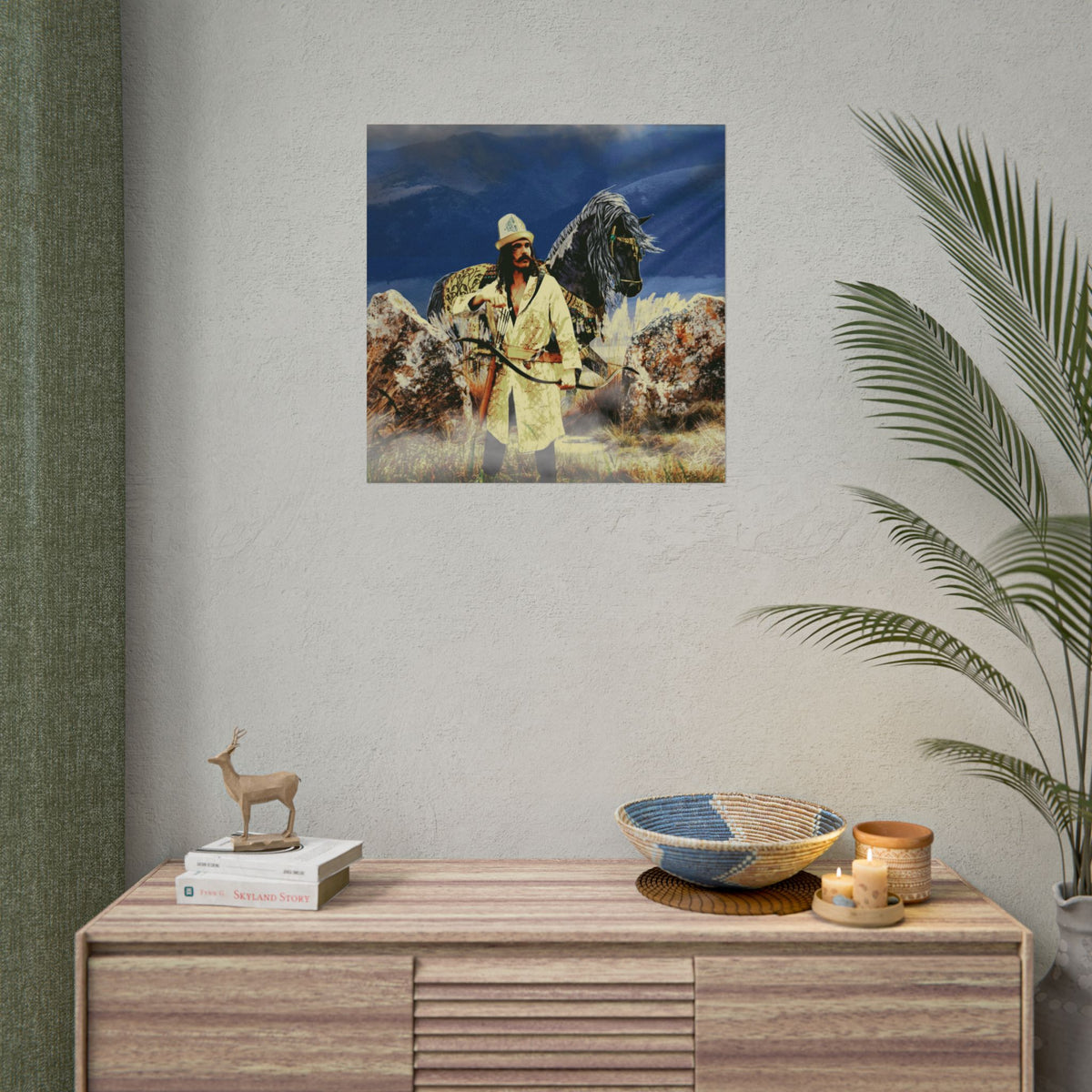 The Golden Nomad Medieval Fantasy Inspired Fine Art Print