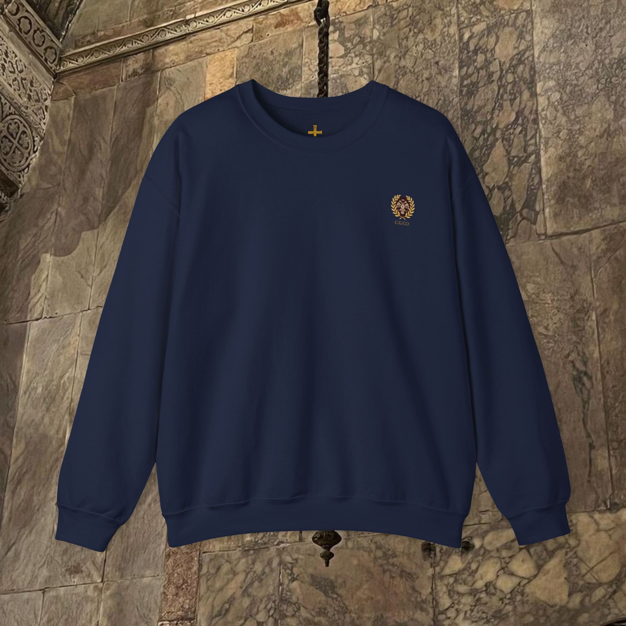 The Last Great Emperor Byzantine Inspired Crewneck Sweatshirt Back Version