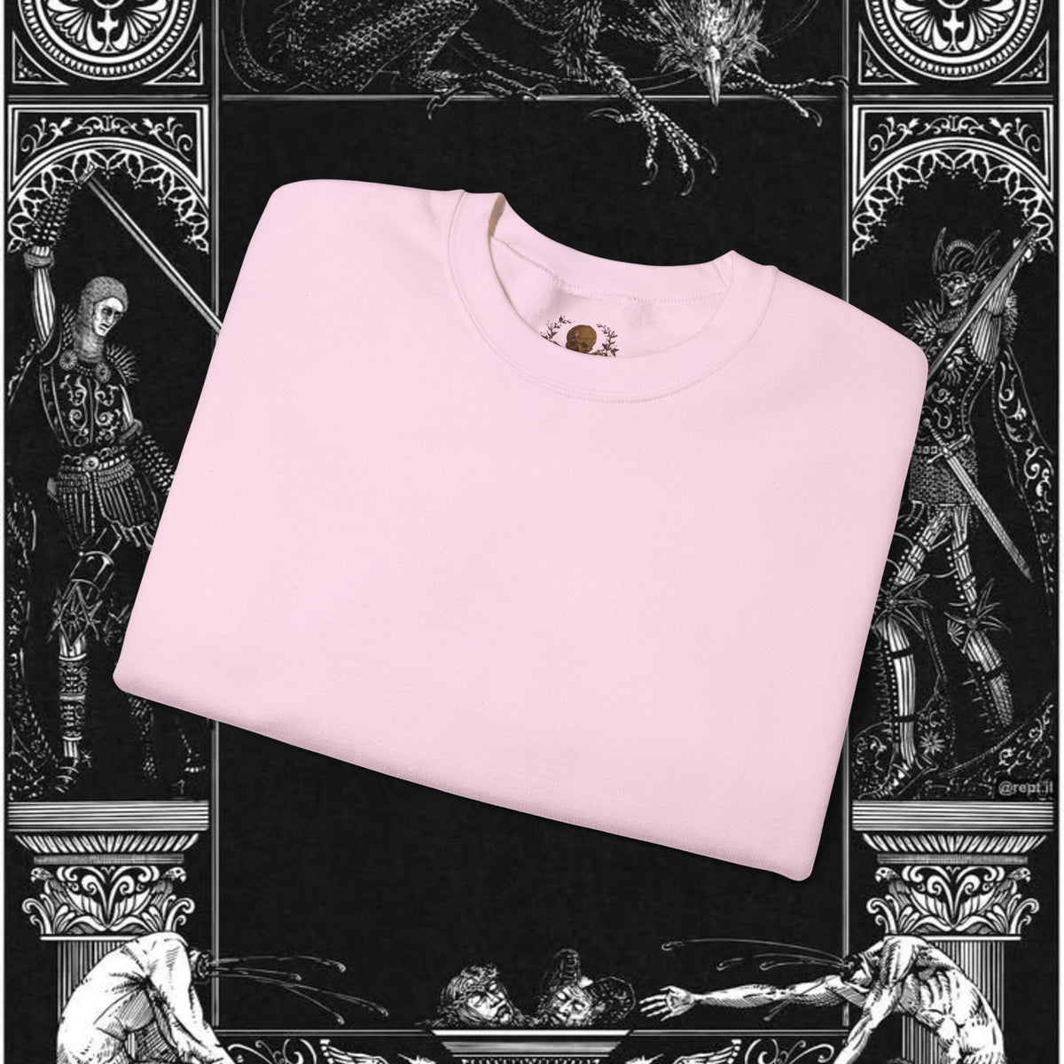 The Circle of Life Medieval Fantasy Inspired Graphic Sweatshirt