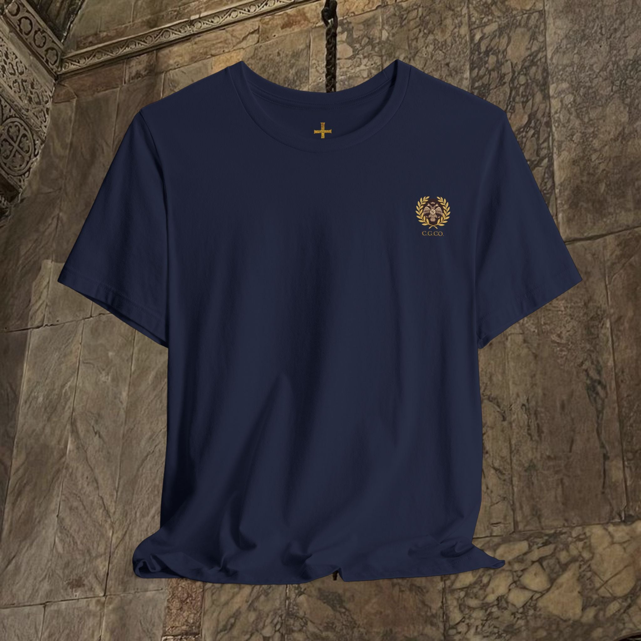 The Kings Fate Byzantine Inspired Cotton Graphic T-shirt Back version