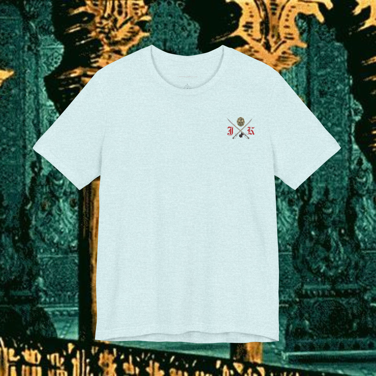 Mythic Vitalism, Sanguis Christianus Vetus Exploration and Adventure Inspired Graphic T Shirt Back Version