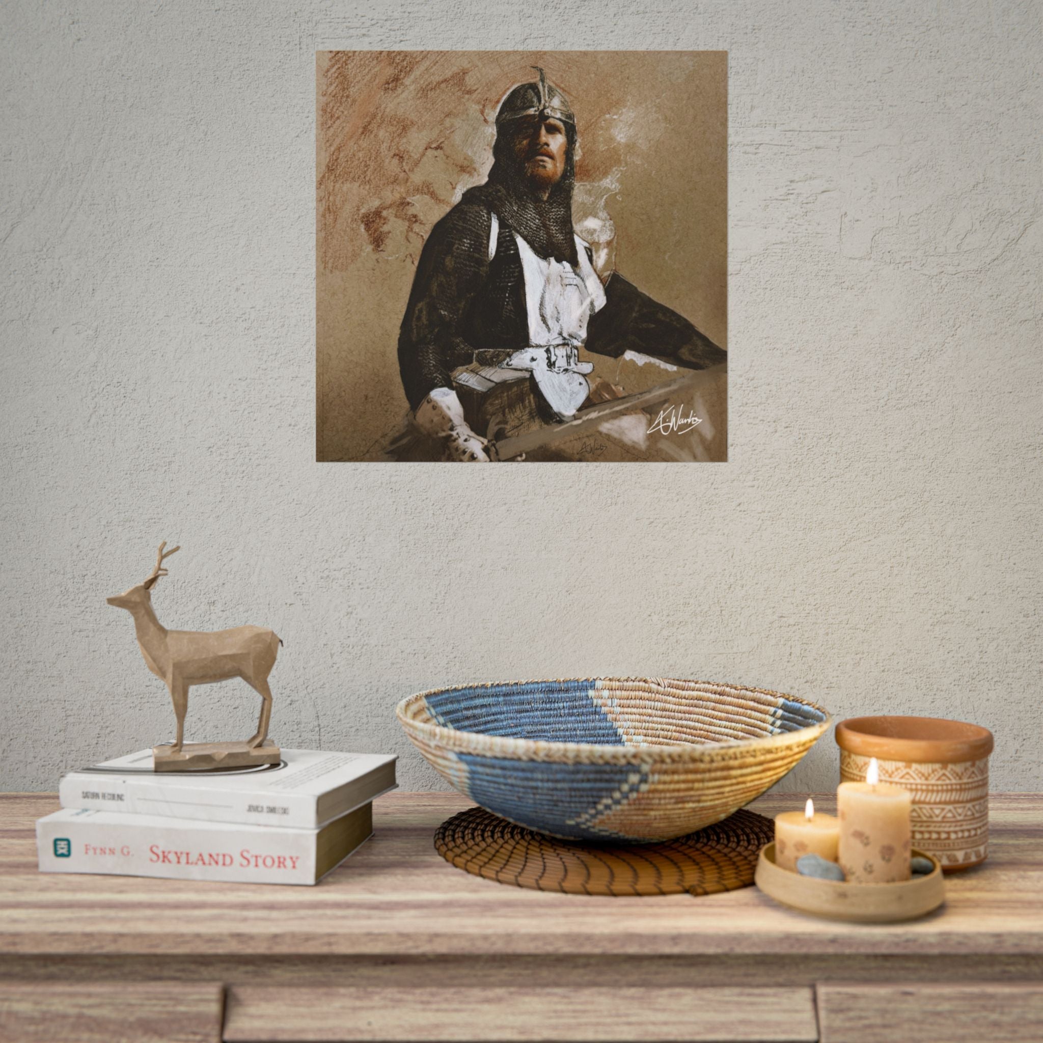 The Knight's Rest Medieval Fantasy Print