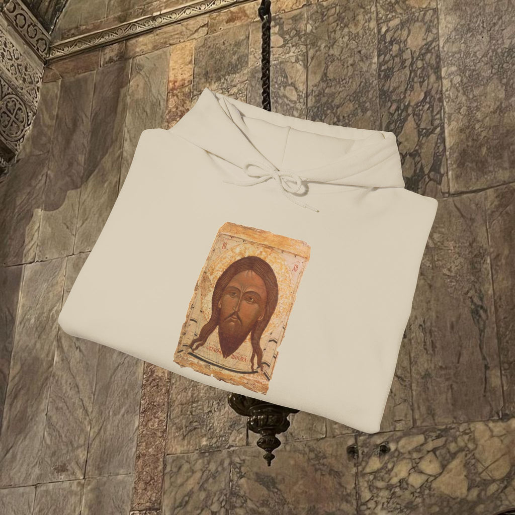 Byzantine Icon Art Hoodie - Divine Sacred Figure