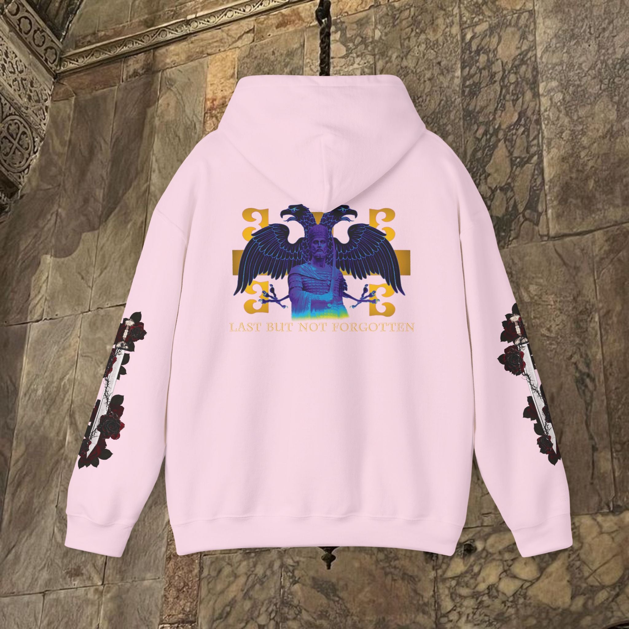The Last Great Emperor Byzantine Inspired Graphic Hoodie Back Version