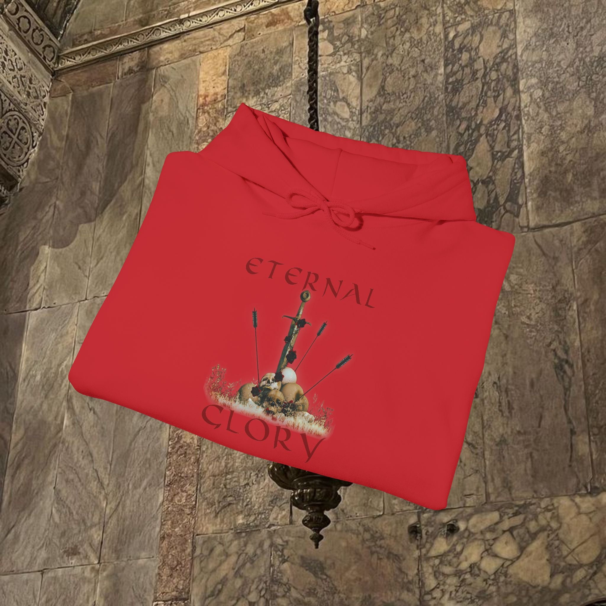 Eternal Glory of the Last Battle Byzantine Inspired Graphic Hoodie