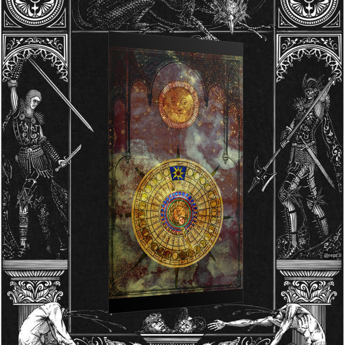 The Dials of the Cosmos Medieval Fantasy Inspired Prints