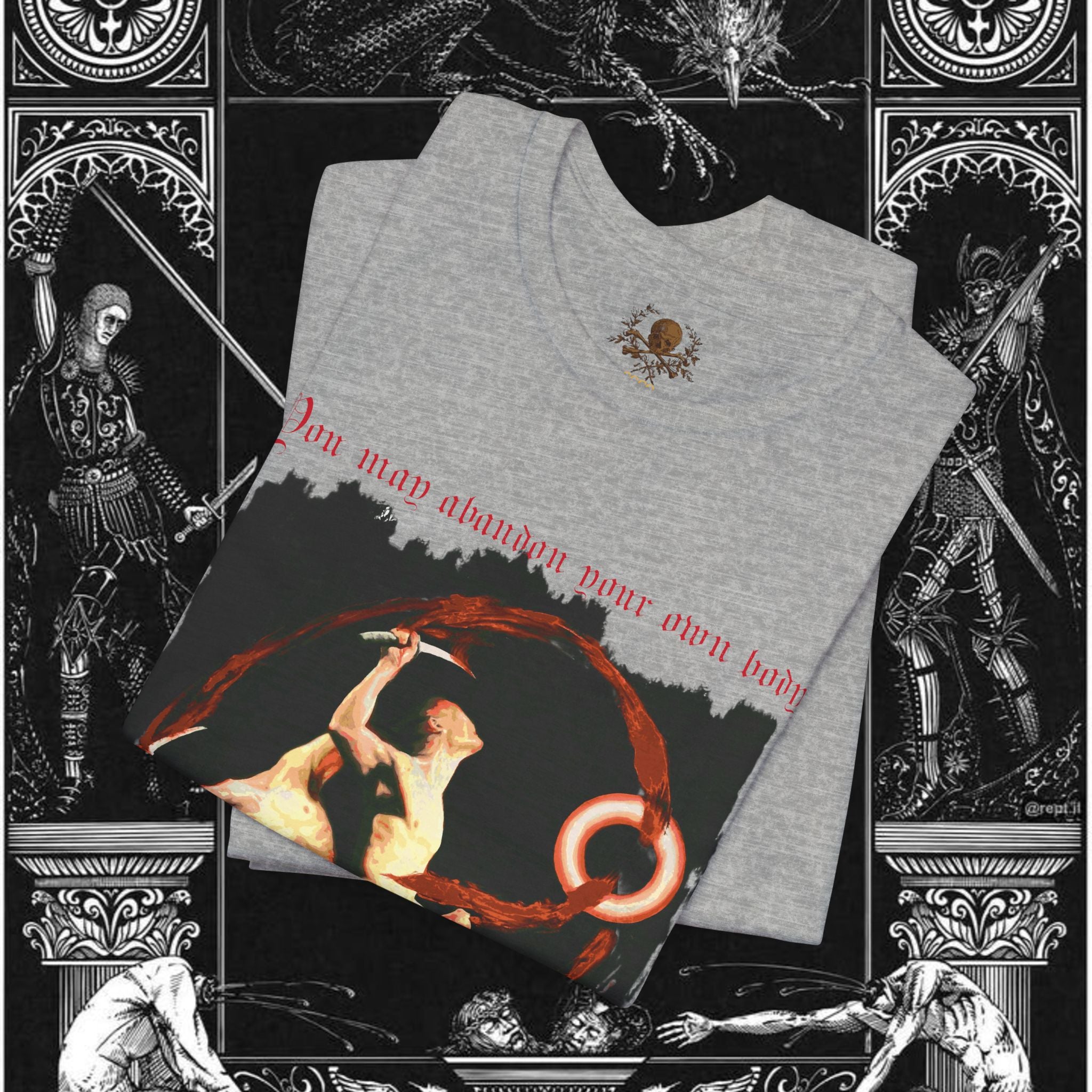The Samurai's Vengeance Medieval Fantasy Graphic Shirt