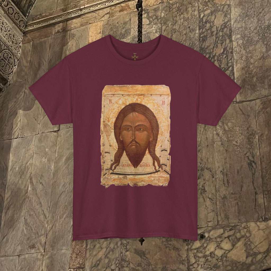 Byzantine Manuscript Art T-Shirt - Sacred Divine Icon