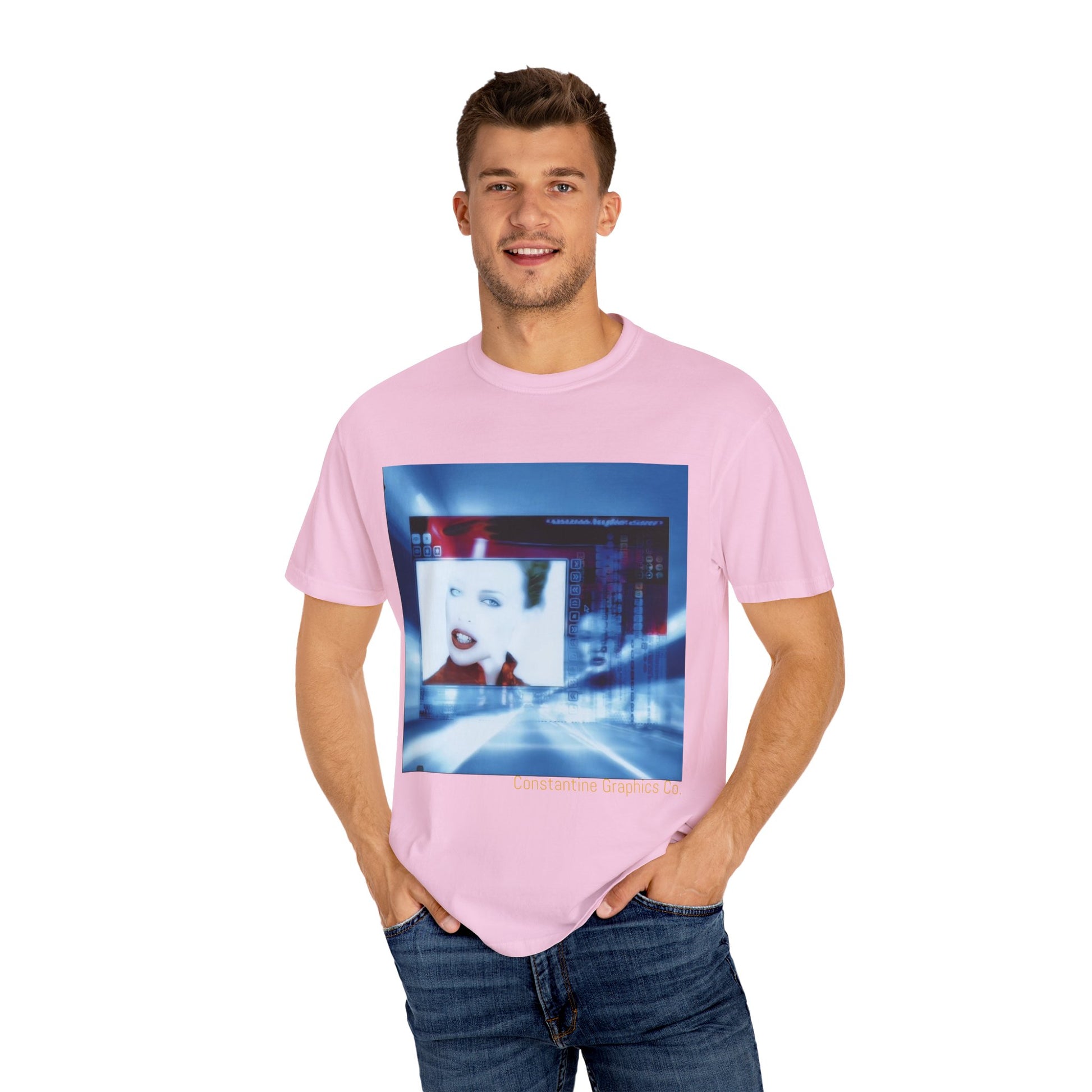 Digital Pop up Cyber Y2k Graphic TShirt