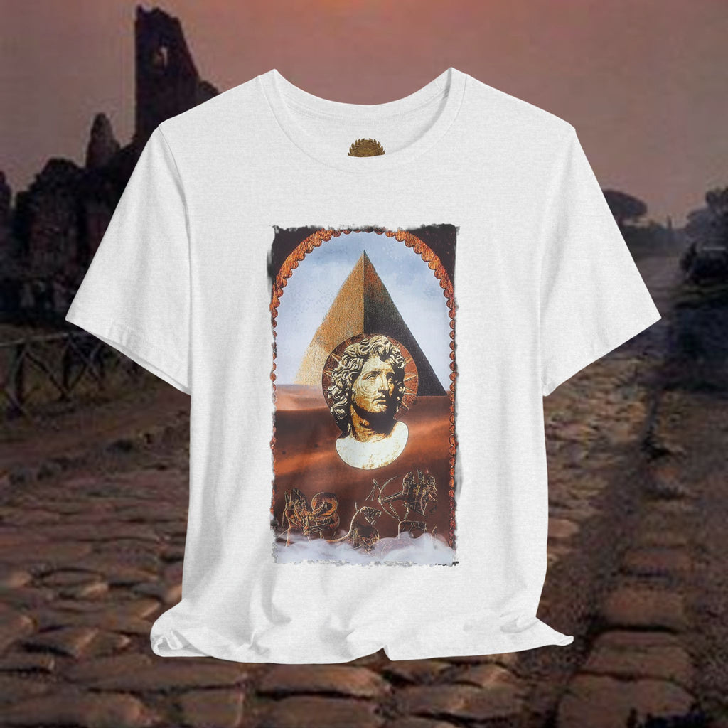 Alexander the Great In Egypt Pyramid Graphic T Shirt