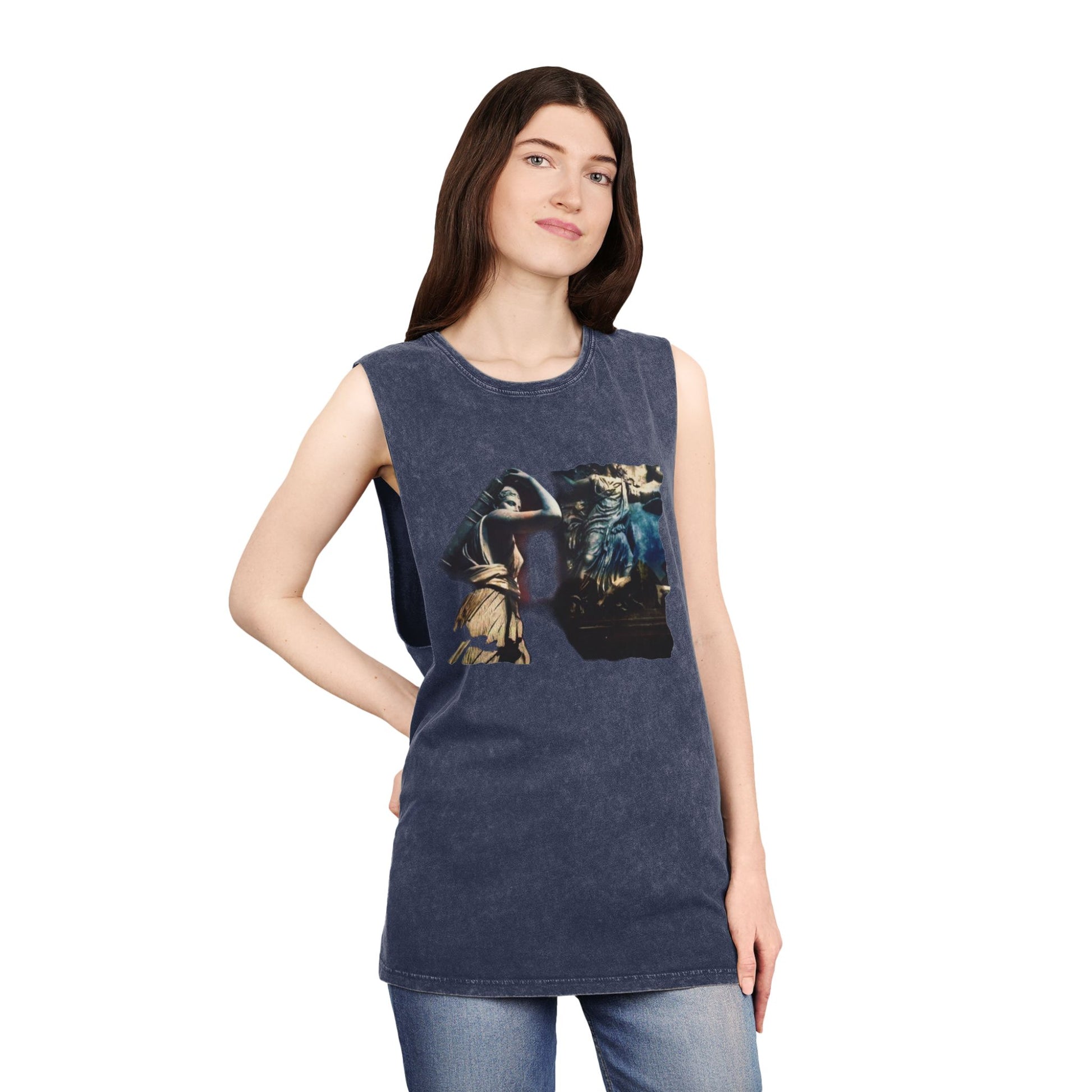 Artimus Fury Stonewash Tank Top, Graphic Top