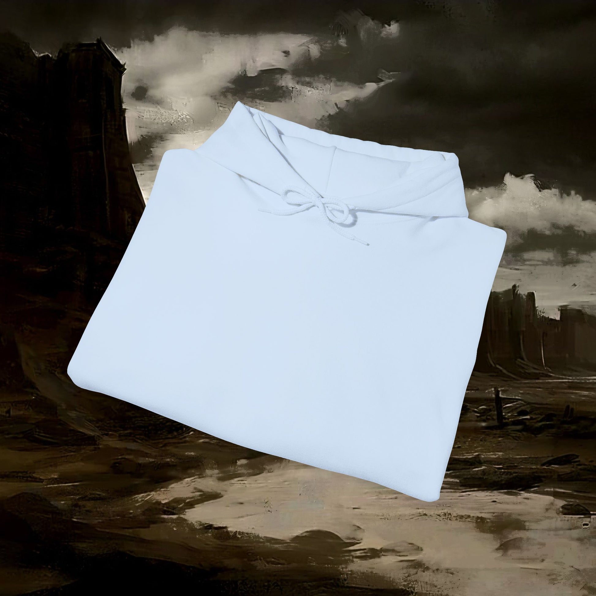 The Barbarian's Fate Medieval Dark Fantasy Inspired Graphic Hoodie back version