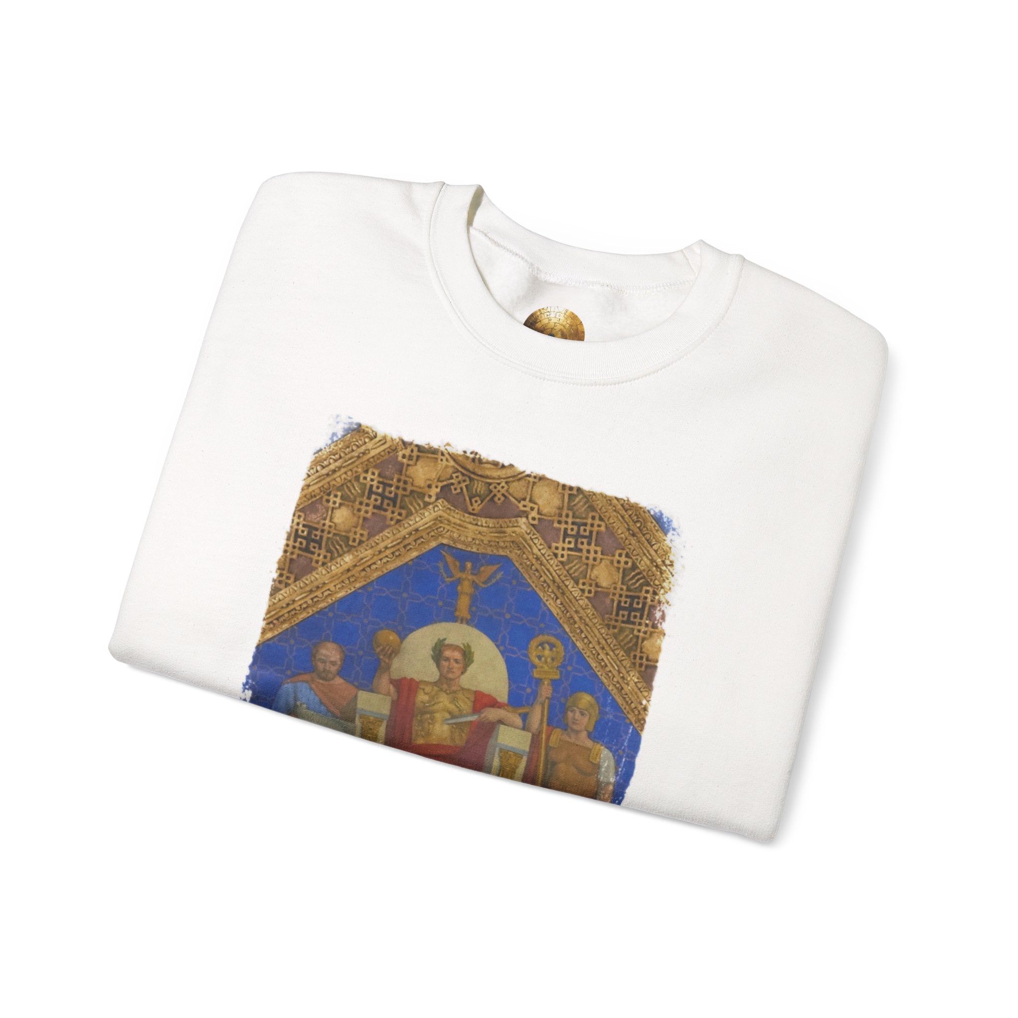 Imperial Throne Art Sweatshirt - Eternal Ruler Design | Constantine Graphics