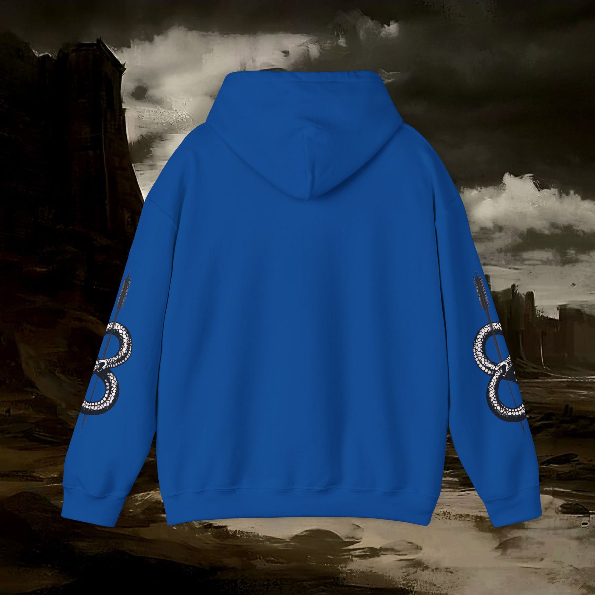 The Barbarian's Fate Medieval Fantasy Inspired Gothic Graphic Hoodie
