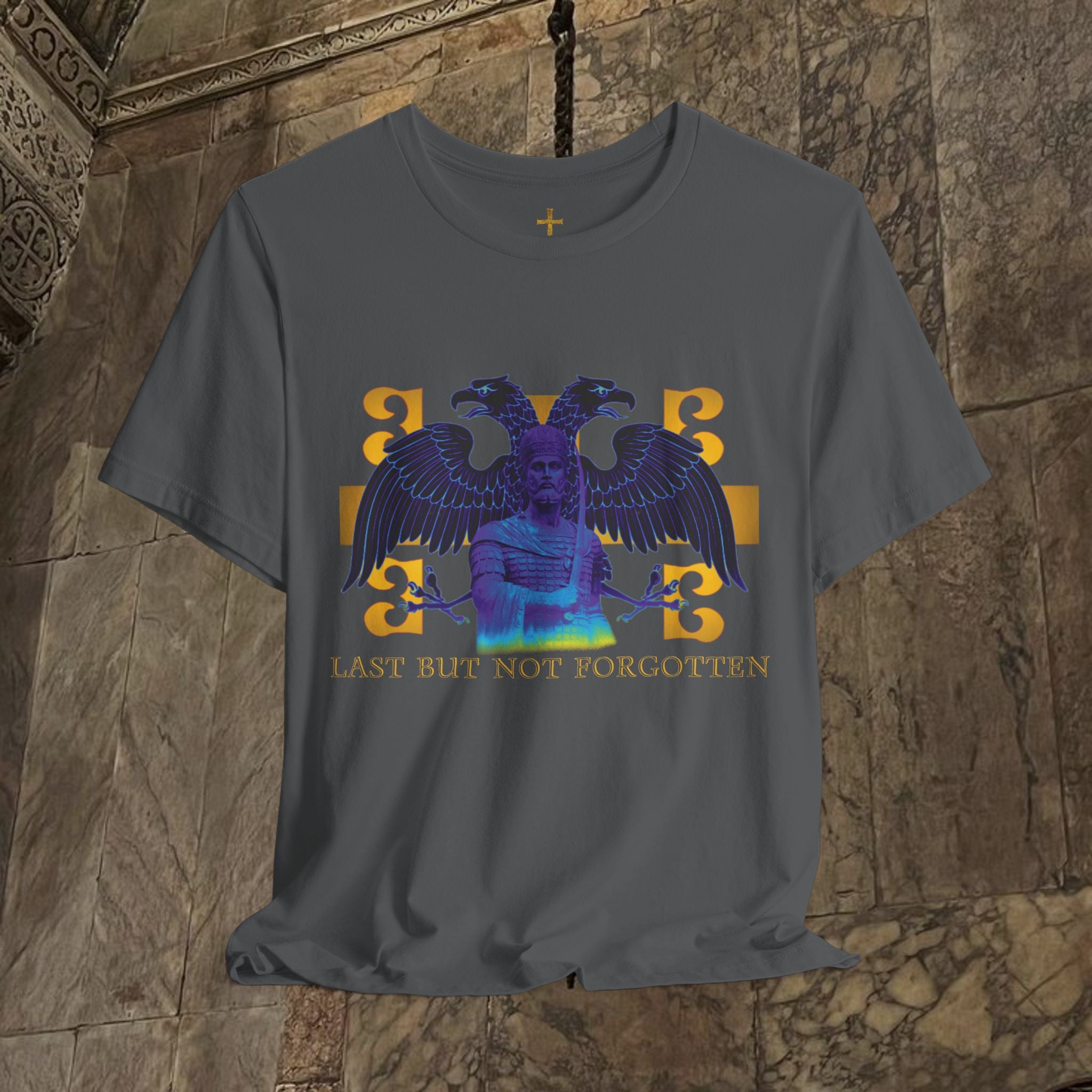 The Last Great Emperor Byzantine Inspired Cotton Graphic T-shirt Front