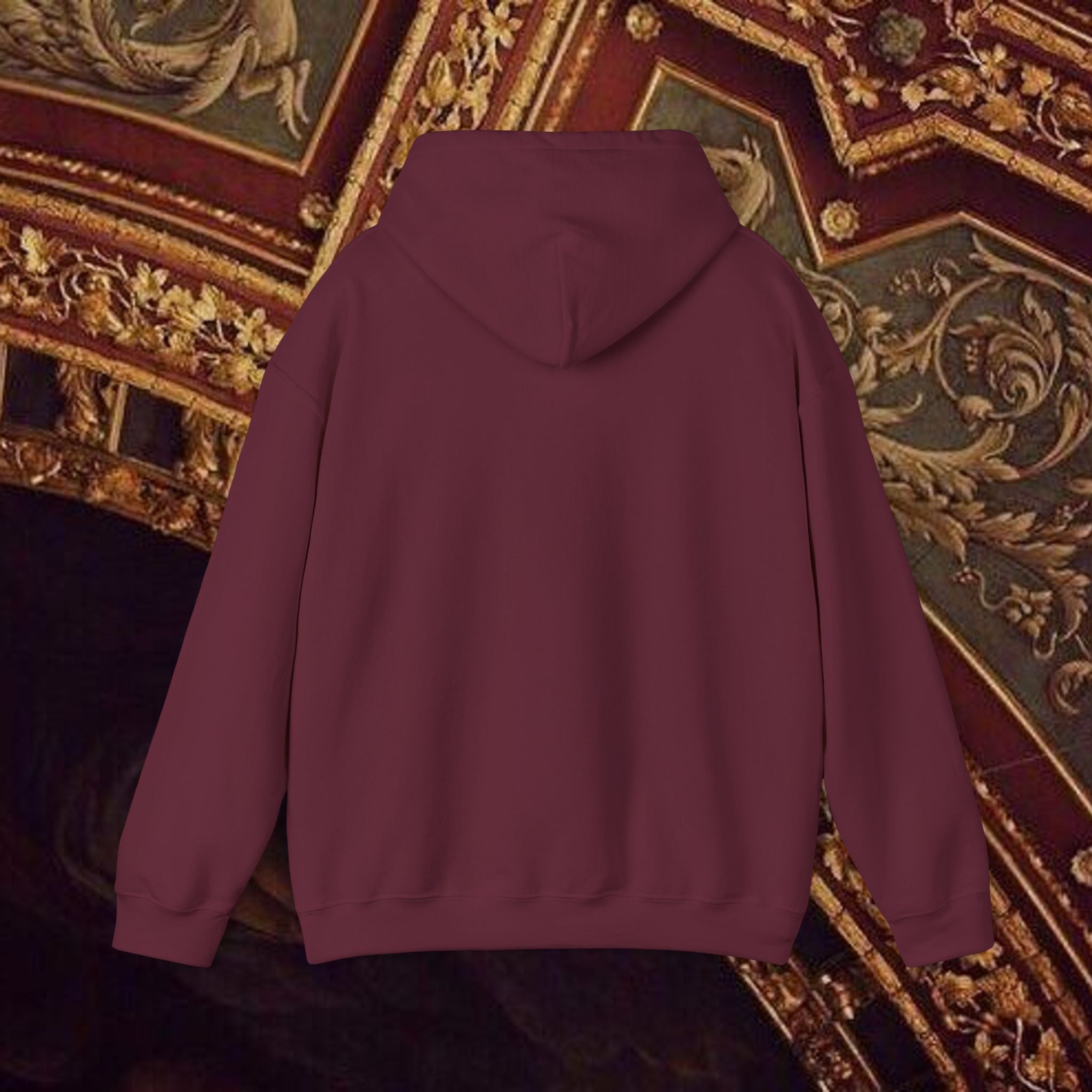 Beauty Through Strength Classically-Inspired Cotton Graphic Hoodie