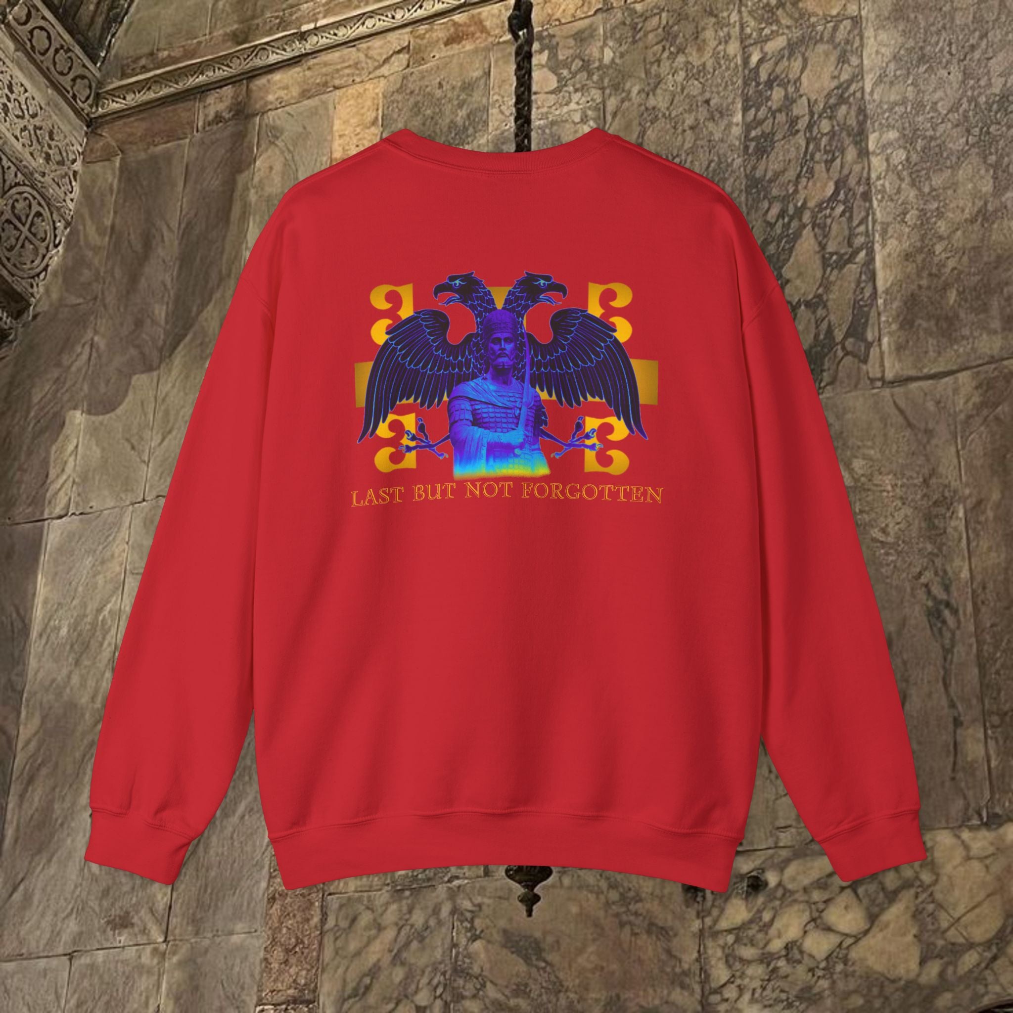 The Last Great Emperor Byzantine Inspired Crewneck Sweatshirt Back Version