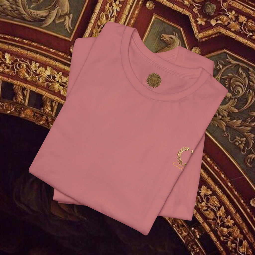 Title: The Hero's Victory Classically-Themed Cotton Graphic T Shirt Back Version