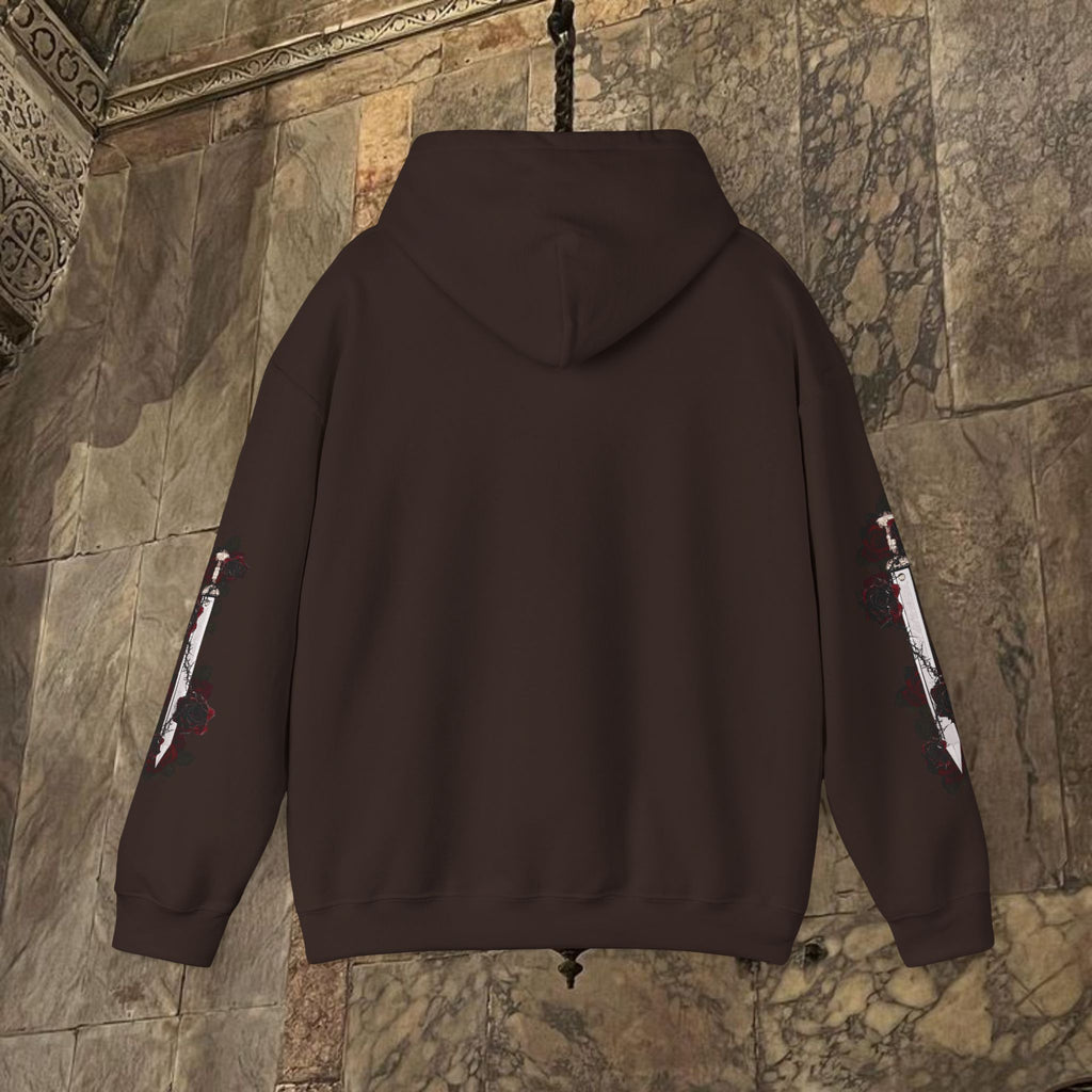 The Last Great Emperor Byzantine Inspired Graphic Hoodie Front Version