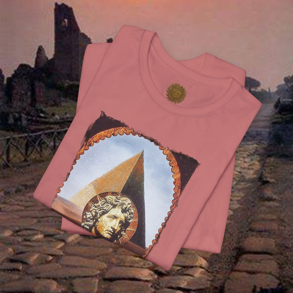 Alexander the Great In Egypt Pyramid Graphic T Shirt