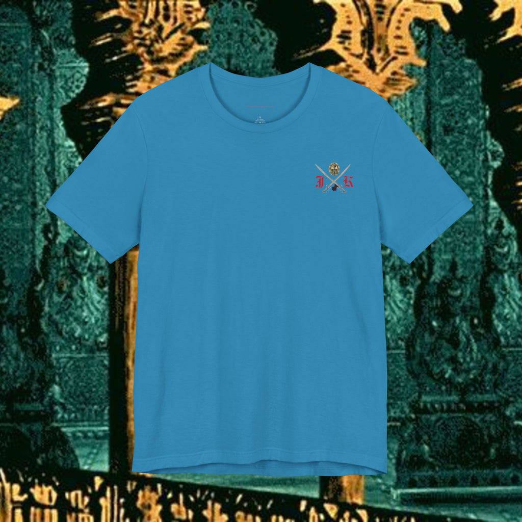 Mythic Vitalism, Sanguis Christianus Vetus Exploration and Adventure Inspired Graphic T Shirt Back Version