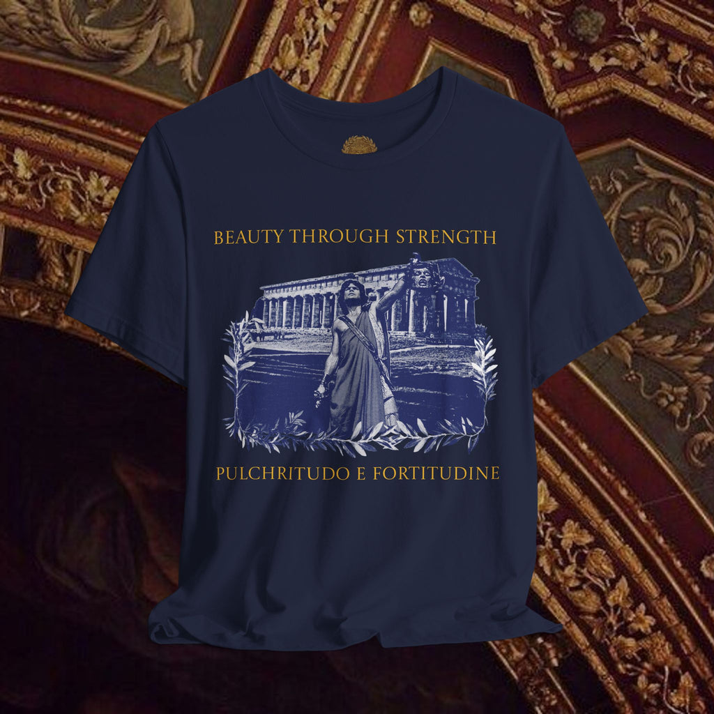 The Hero's Victory Classically-Themed Cotton Graphic T Shirt