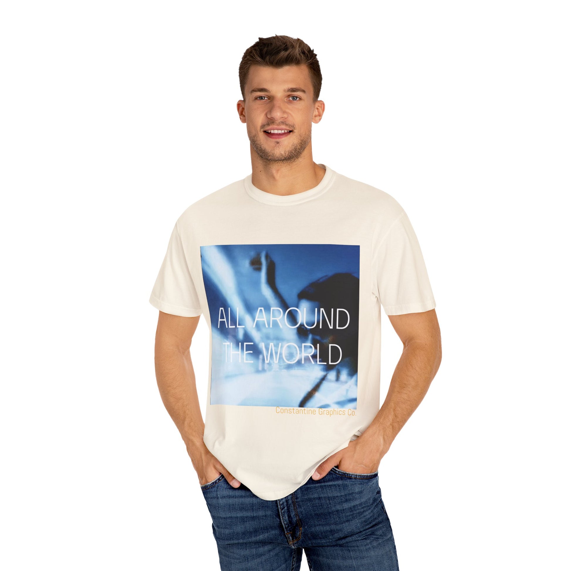 All Around The World Cyber Y2k Graphic Tshirt
