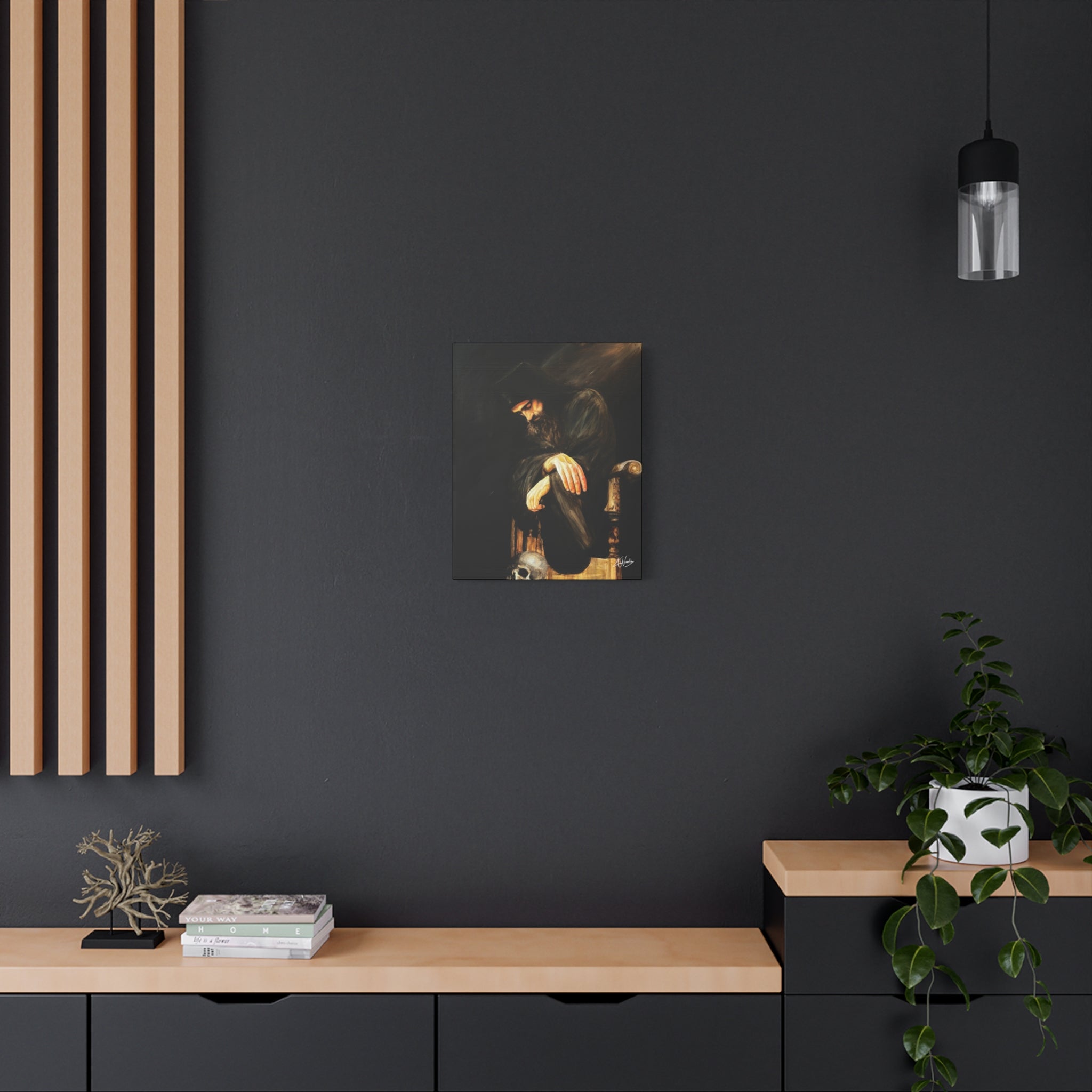 Man's Memento Medieval Fantasy Canvas