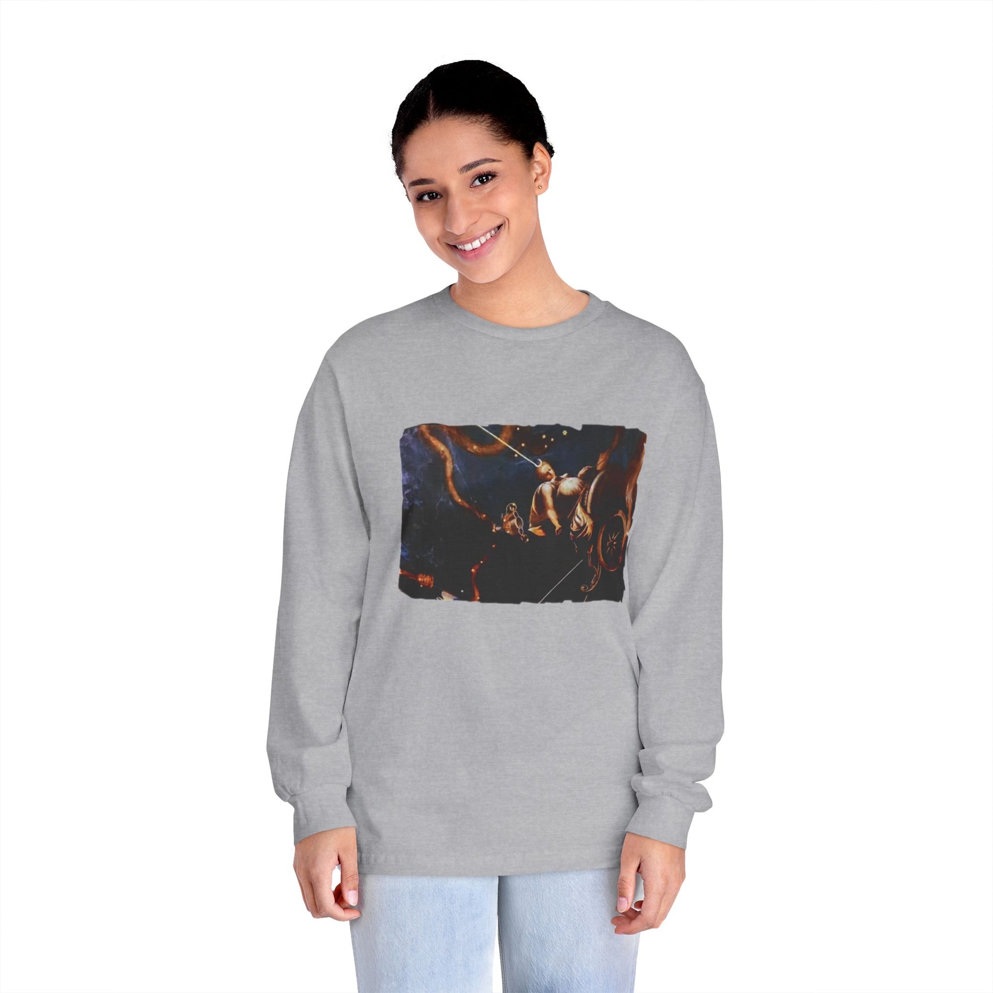 Goddess of the Cosmos Graphic Long Sleeve T-Shirt
