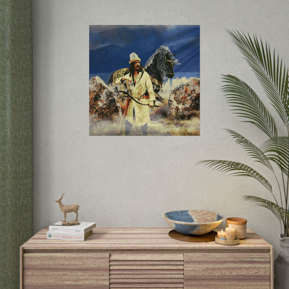 The Golden Nomad Medieval Fantasy Inspired Fine Art Print