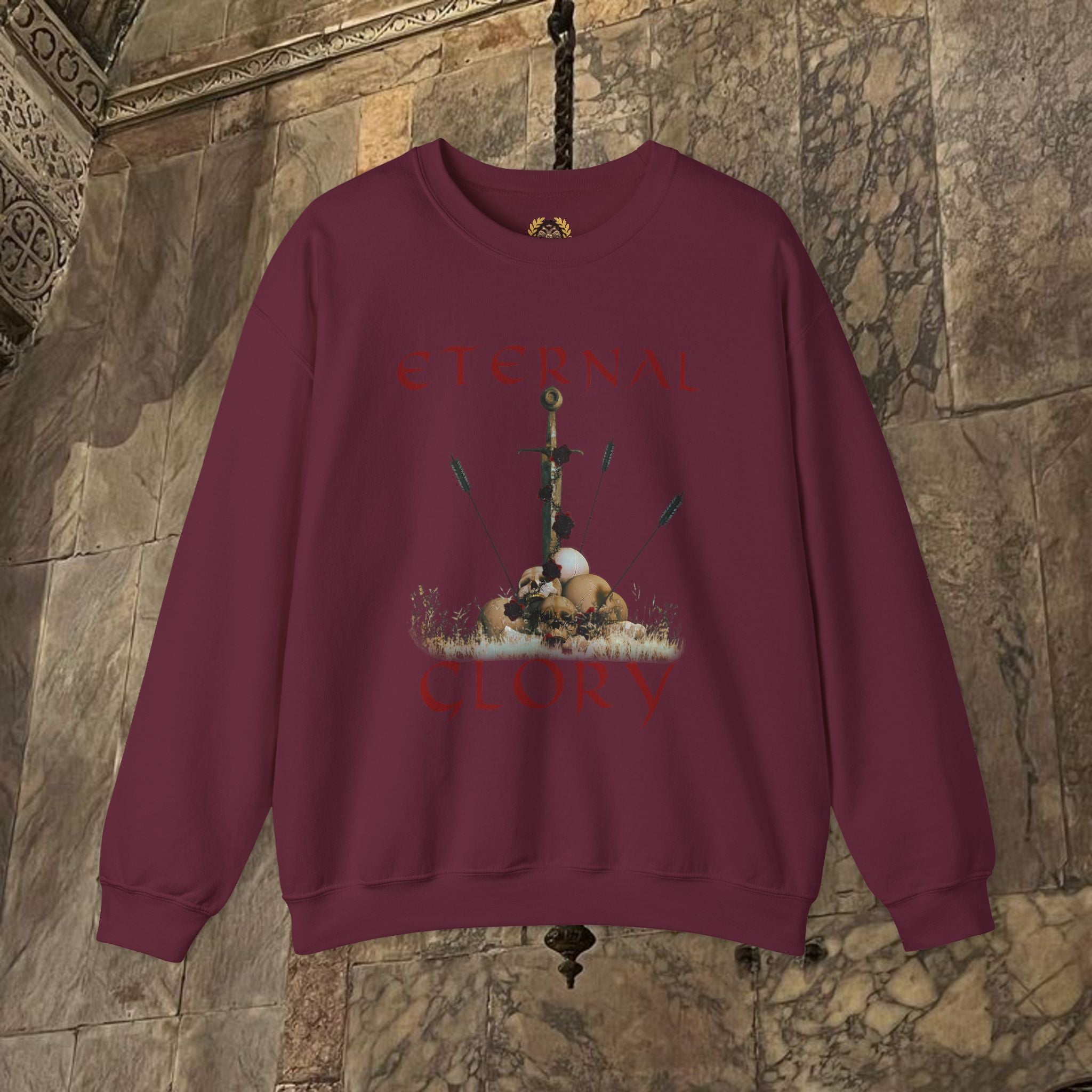Eternal Glory of the Last Battle Crewneck Graphic Sweatshirt