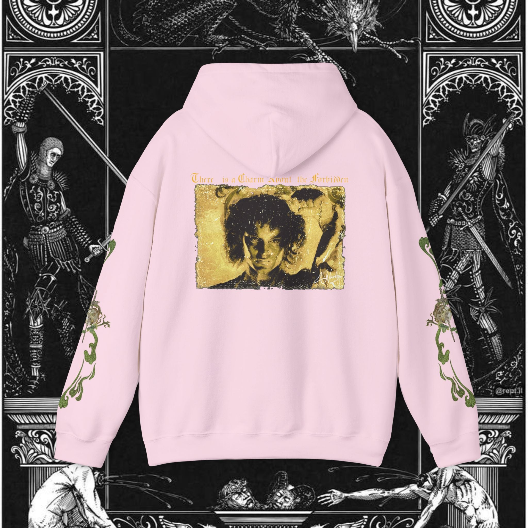 The Last Temptation Medieval Fantasy Graphic Hoodie