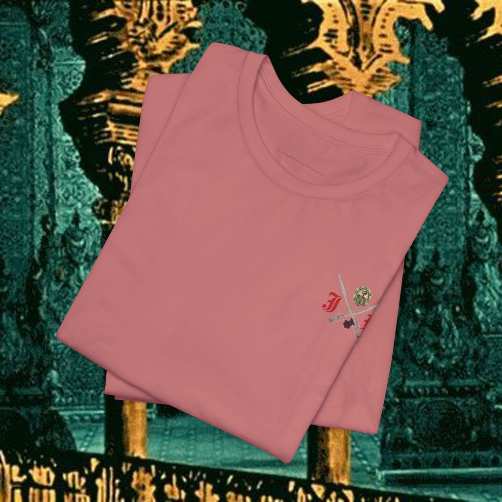 Mythic Vitalism, Sanguis Christianus Vetus Exploration and Adventure Inspired Graphic T Shirt Back Version