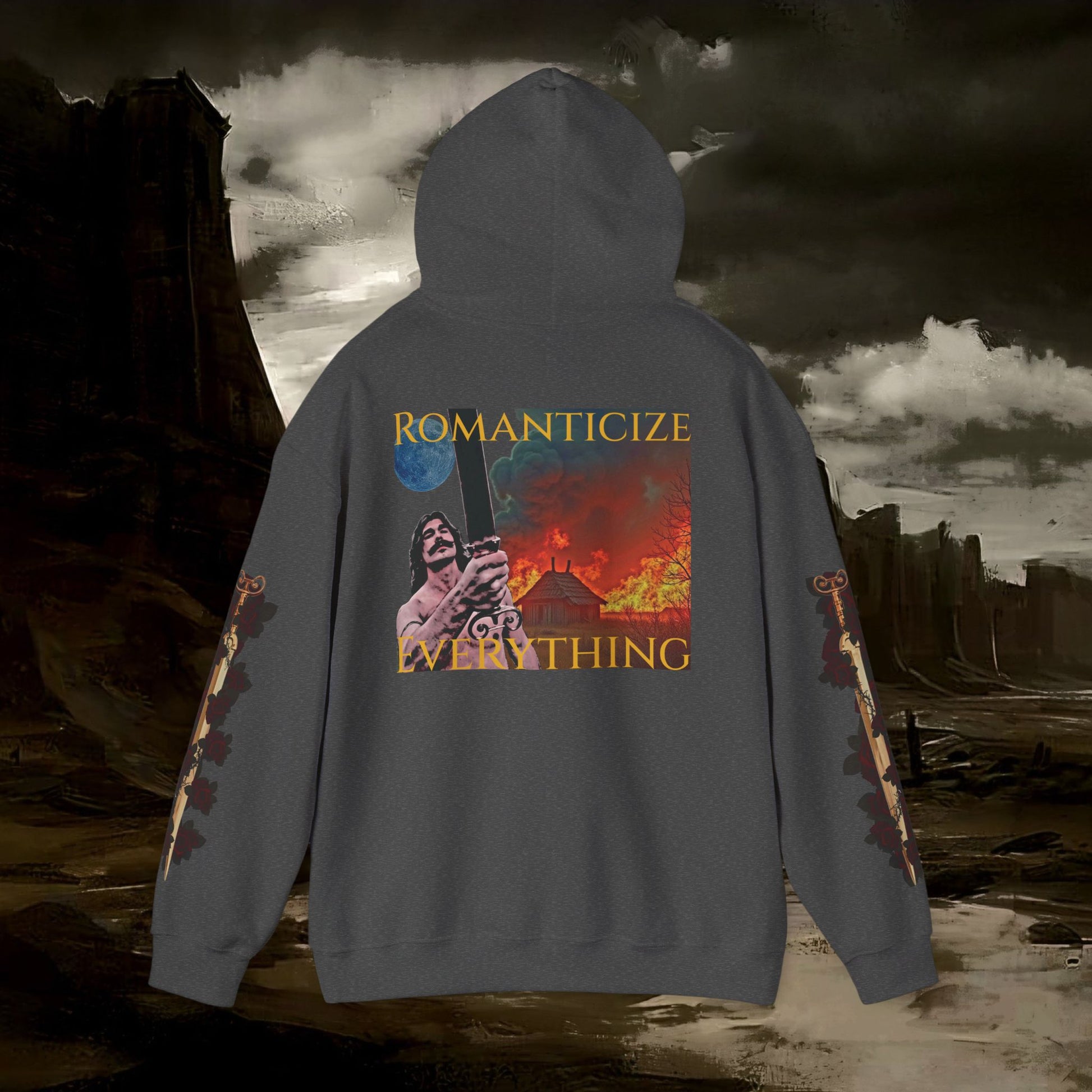 The Barbarian's Mirror Medieval Fantasy Inspired Unisex Hoodie