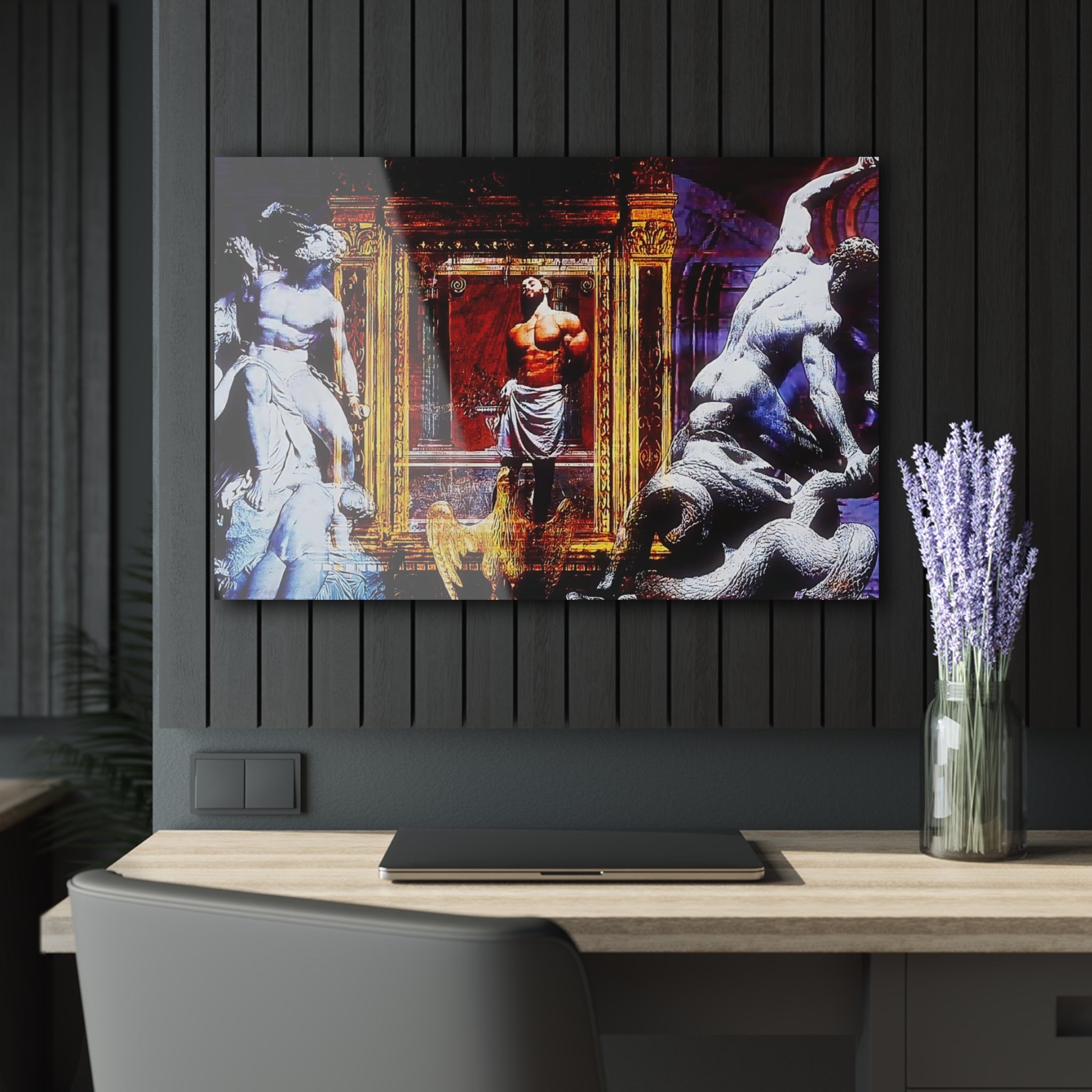 Prometheus Bound Classical Ancient Mythology Acrylic Prints (French Cleat Hanging)