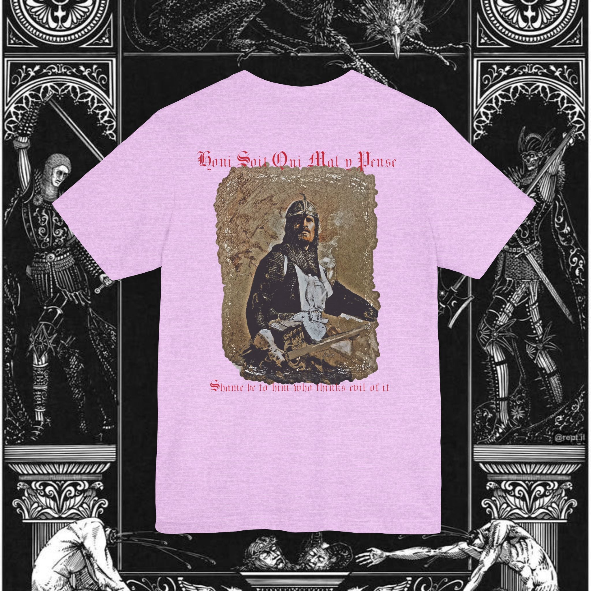 The Knight's Rest Medieval Fantasy Graphic T-Shirt