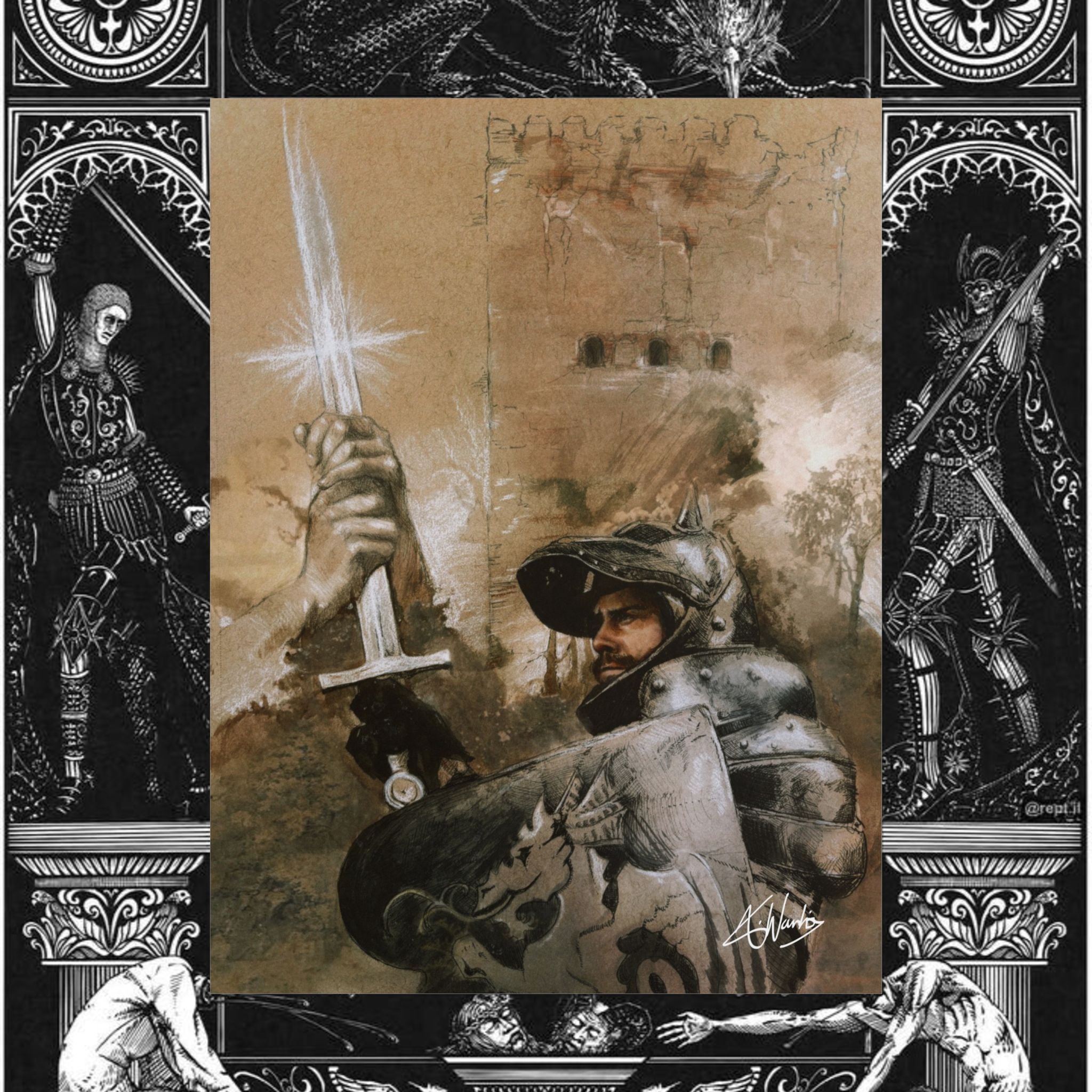 The King's Destiny Medieval Fantasy Print