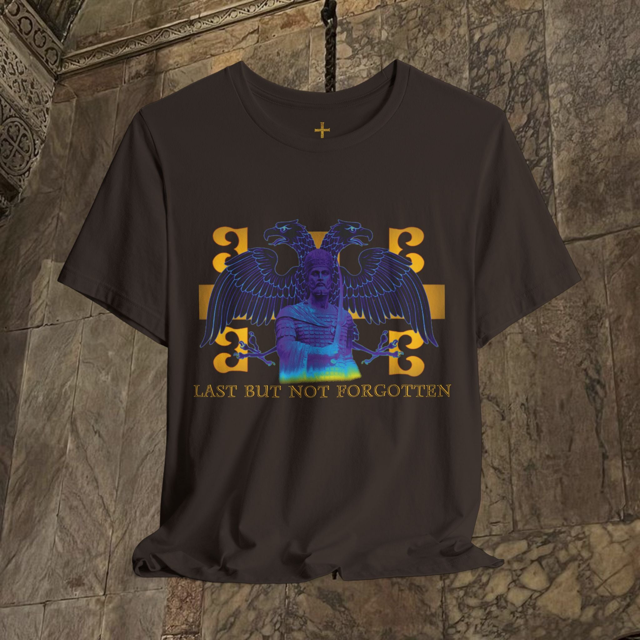 The Last Great Emperor Byzantine Inspired Cotton Graphic T-shirt Front