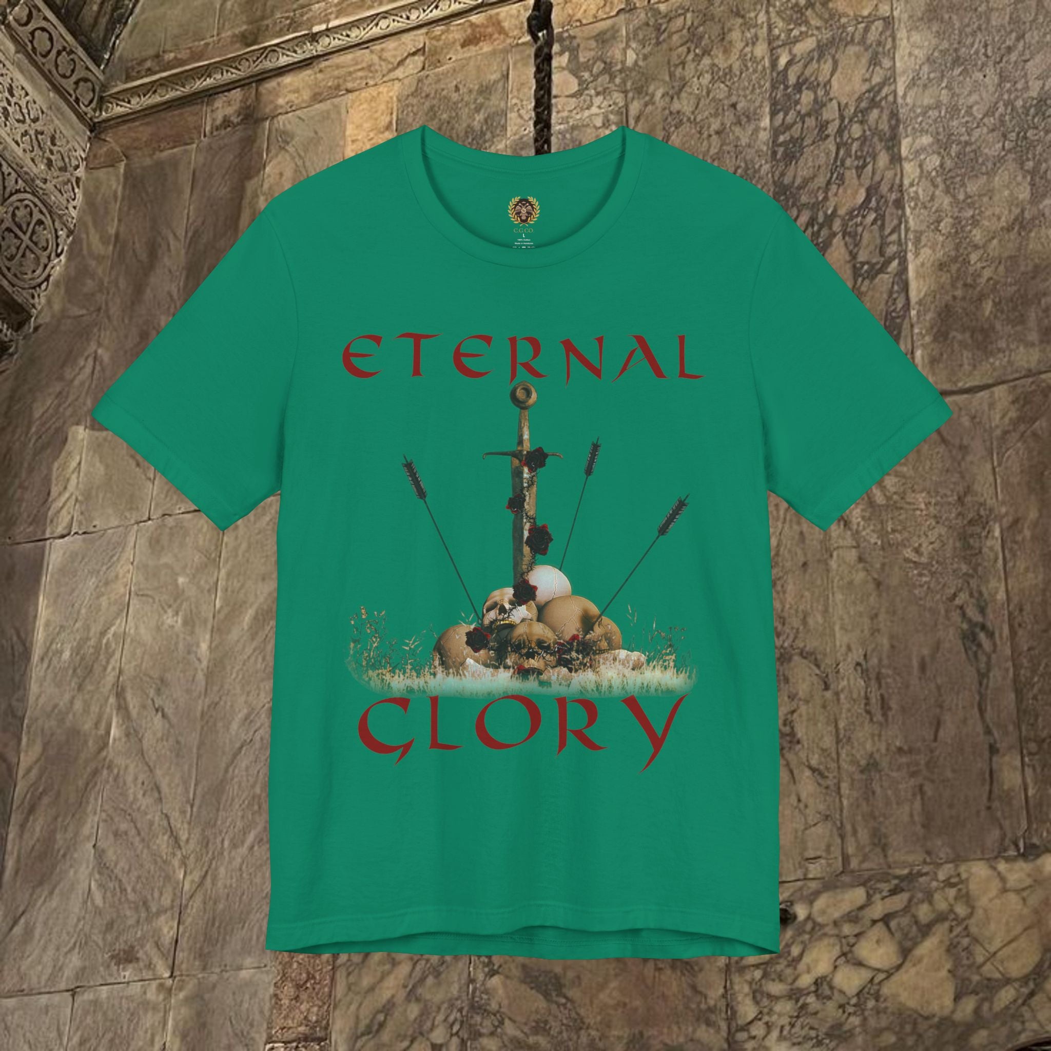Eternal Glory of the Last Battle Cotton Graphic T-Shirt
