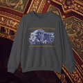Guardian of the Temple Classically- Inspired Cotton Graphic Sweatshirt