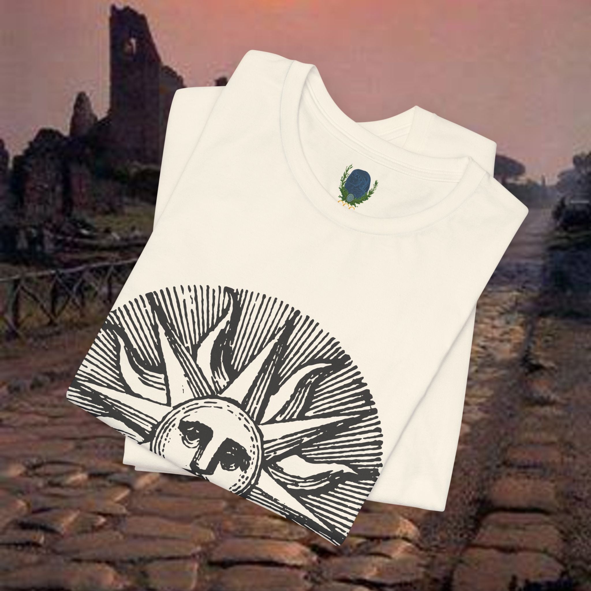 Summer Sun Mediterranean Graphic T-Shirt