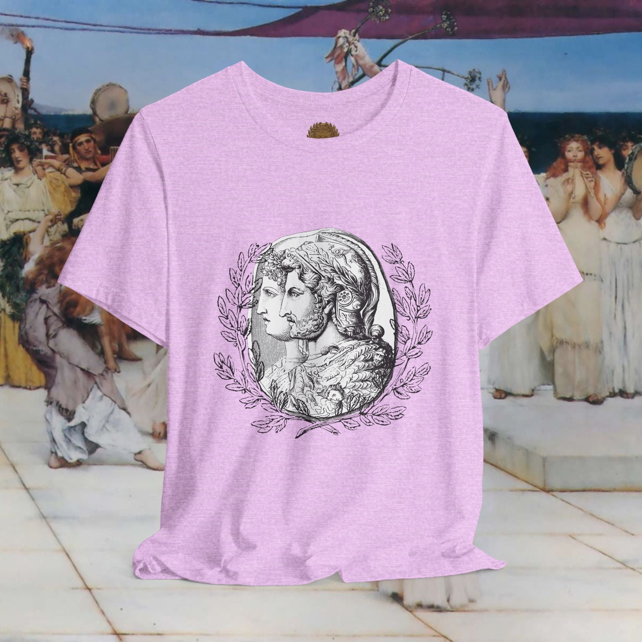 Roman Warrior's Spirit Plumed Helmet Cameo T-Shirt