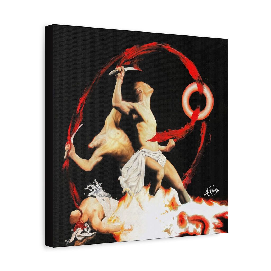 The Samurai's Vengeance Medieval Fantasy Canvas
