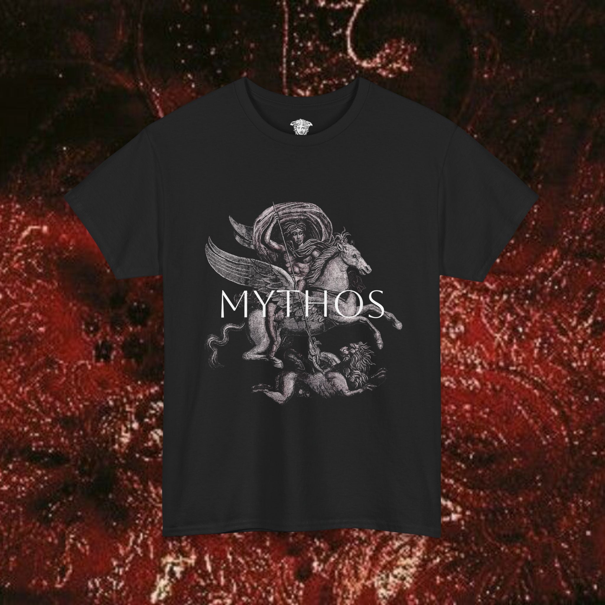 Mythos of the Warrior Graphic Tee - Unisex Heavy Cotton, Historical Shirt, Mythological Esoteric T-Shirt
