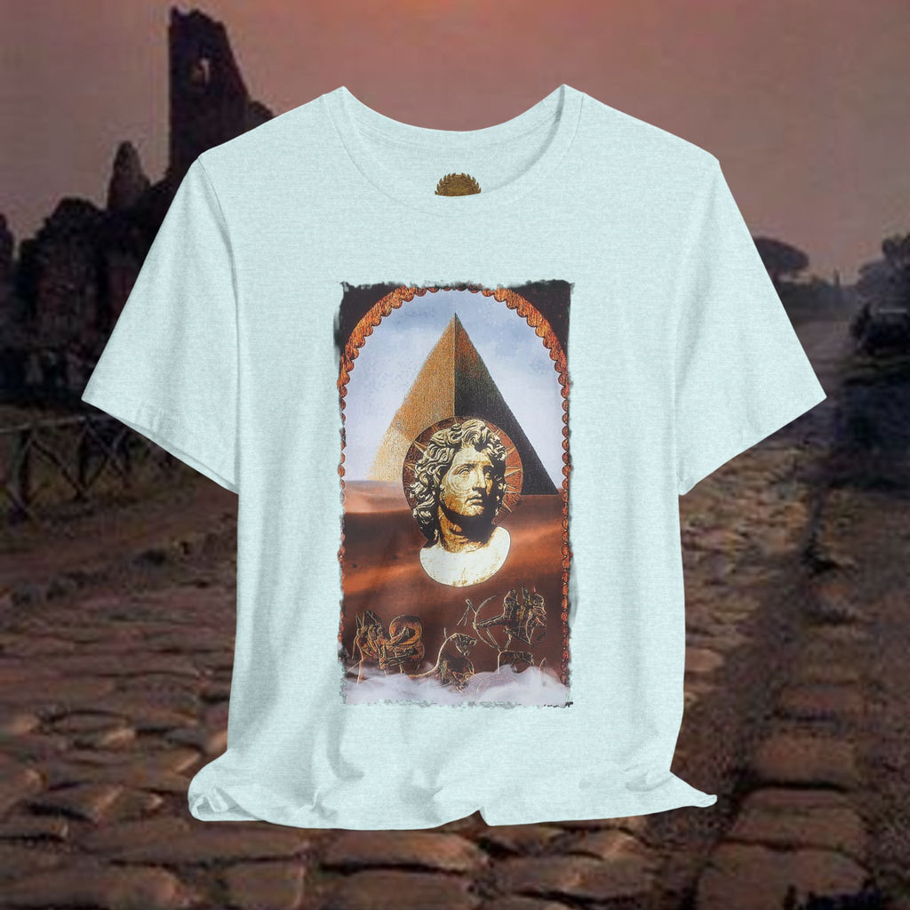 Alexander the Great In Egypt Pyramid Graphic T Shirt