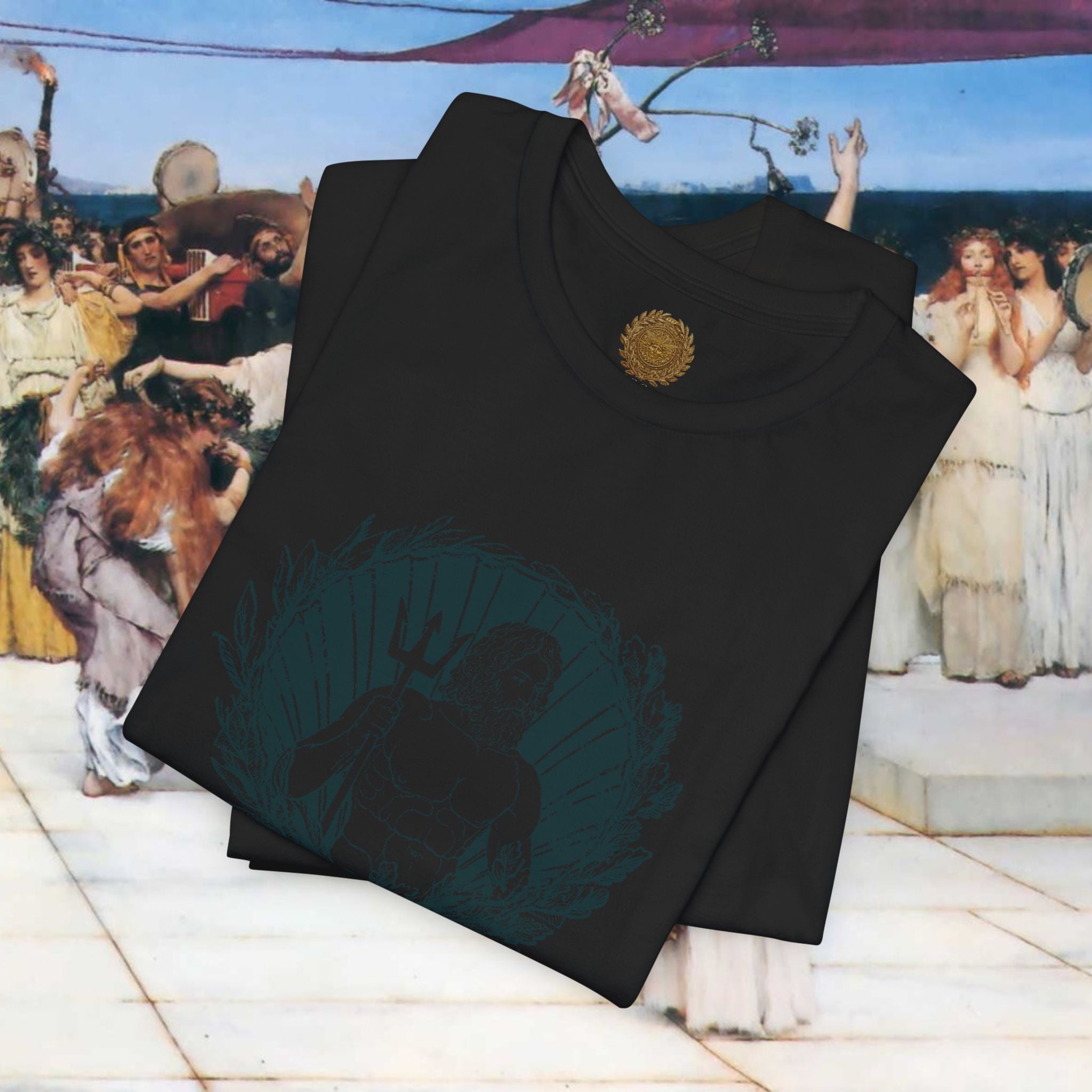 Neptune's Domain Roman Sea God T-Shirt