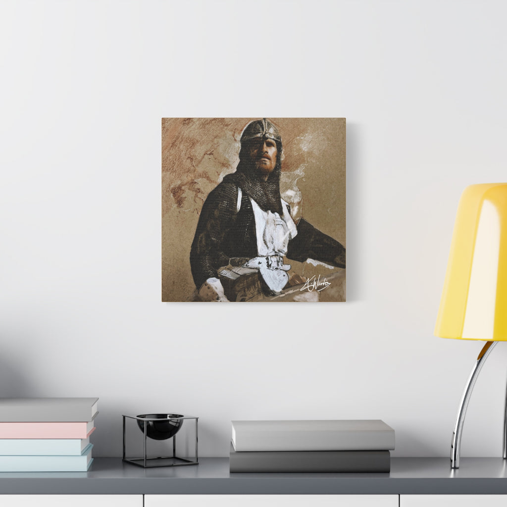 The Knight's Rest Medieval Fantasy Canvas